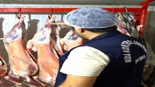 Batmanda menşei belirlenemeyen 525 kilogram kaçak et imha edildi