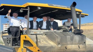 Belenköy yolu yıllar sonra asfalta kavuştu
