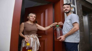 Beş litre atık yağ bir litre sıvı deterjana dönüşüyor