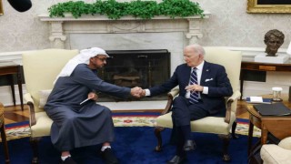 Biden, BAE Devlet Başkanı Al Nahyan ile Beyaz Sarayda bir araya geldi