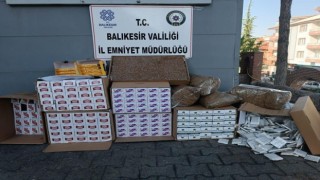 Bigadiçte polisten kaçak sigara operasyonu