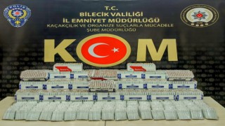 Bilecikte 24 bin 800 adet tütün ve makaron ele geçirildi