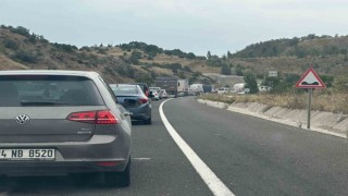 Bilecikte bitmeyen yol çalışması sürücüleri çileden çıkardı