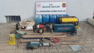 Bilecikte definecilere suçüstü