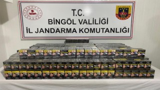 Bingölde silah ve kaçak sigara ele geçirildi