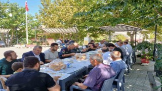 Bol suya kavuşan Hasanlar köylüleri hayır yemeği verdi