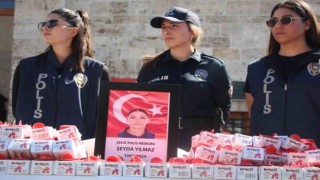 Bolu polisi, şehit meslektaşları Şeyda Yılmazı unutmadı