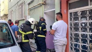Burdurda çamaşır makinesinden çıkan yangın söndürüldü