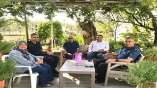 Burhaniyede Kaymakam Memiş, şehit ailesini ziyaret etti