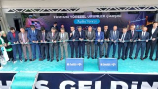 Büyükşehir Tortumda yöresel ürünler çarşısı açtı