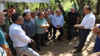 Çan Kent Konseyi İnkaya Mağarasında Devam Eden Kazı Çalışmalarını İnceledi