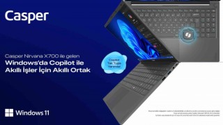 Casper Nirvana bilgisayarlar Windows 11 Pro ile maksimum güvenlik ve verimlilik sunuyor