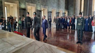 CHP 101inci yılında Anıtkabirde