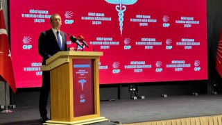 CHP Genel Başkanı Özgür Özel: “(Sağlık sistemi) Gemi tam olarak karaya oturdu”