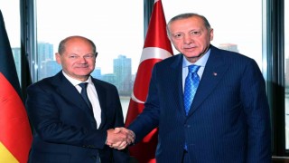 Cumhurbaşkanı Erdoğan, Almanya Başbakanı Scholzu kabul etti