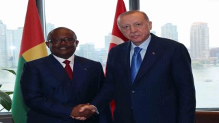 Cumhurbaşkanı Erdoğan, Gine Bissau Cumhurbaşkanı Embalo ile görüştü