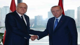 Cumhurbaşkanı Erdoğan, Lübnan Başbakanı Mikatiyi kabul etti
