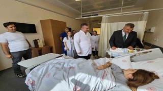 Cumhurbaşkanı Erdoğanın açılışını yaptığı hastanede ilk bebek doğdu