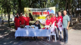 DAK ekibi Diriliş Yolu Yürüyüşüne katıldı