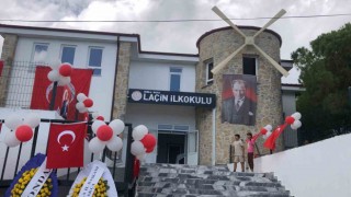 Datçada hayırsever tarafından yaptırılan okulun açılışı yapıldı