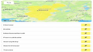 Denizliye kuvvetli yağış uyarısı
