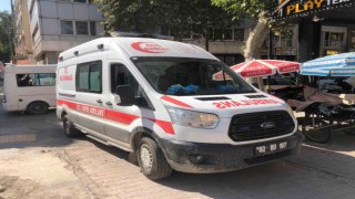 Devrilen motosikletin sürücüsü yaralandı