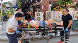 Devrilen motosikletteki 2 Alman turist yaralandı