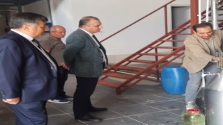 DPÜ Tavşanlıda lavanta hasadı yapılarak yağı çıkartıldı