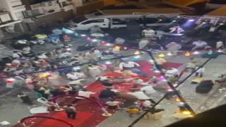 Düğünde ortalık savaş alanına döndü; O anlar kamerada