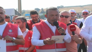 Eker Süt Fabrikasında eylem