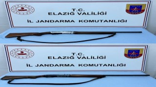 Elazığda 2 adet ruhsatsız av tüfeği ele geçirildi