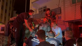 Elazığda ayağı iş makinesine sıkışan işçi, kurtarıldı