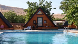 Elazığda tatilcilerin yeni gözdesi bungalovlar