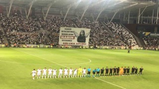 Elazığspor taraftarından ‘Narin pankartı