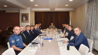 Emniyet Müdürü Baybaba, birim amirleriyle toplantı yaptı