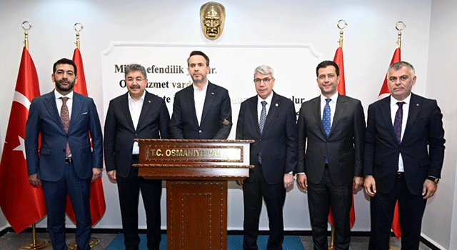 Enerji Bakanı Bayraktar Osmaniye Valiliğini Ziyaret Etti