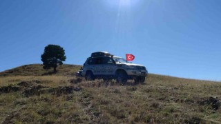 Erzurumda off-roadçular Yaza veda, kışa merhaba dedi
