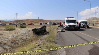 Erzurumun Oltu ilçesinde feci trafik kazası
