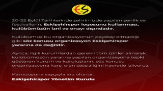 Eskişehirspordan logolarını izinsiz kullanan organizasyona tepki