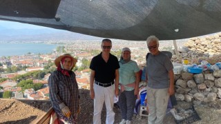 Fethiye Kalesinde kurtarma kazı çalışmaları devam ediyor
