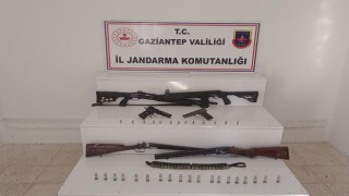 Gaziantepte 19 adet ruhsatsız silah ele geçirildi