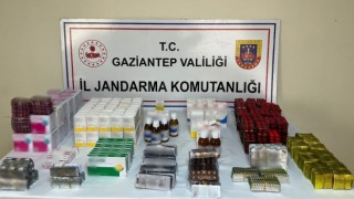 Gaziantepte jandarmadan kaçak ilaç operasyonu: 2 gözaltı