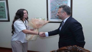 Genç Aşçılar-Geleceğim Mutfağım proje ortakları Vali Aksoyu ziyaret etti
