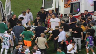 Giresunsporlu genç futbolcu korkuttu
