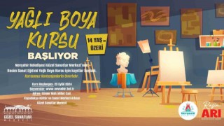 Güzel sanatlar merkezinde ‘yağlı boya kursu açılacak