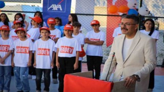 Hakkaride basketbol sahasının açılışı yapıldı