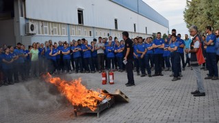 HBB İtfaiye Ekiplerinden Fabrika İşçilerine Eğitim