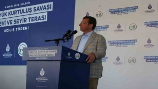 İBB Başkanı İmamoğlu, Bozüyükte Kurtuluş Savaşı ve İnönü Zaferleri Anı Evi ve Seyir Terasının açılışına katıldı