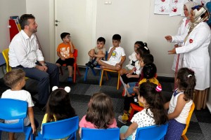 İl Müftüsü Ali Çakmak, Kuran Kursundaki Minik Öğrencilerle Buluştu