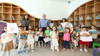 İnegölün ilk çocuk kütüphanesinde masal heyecanı